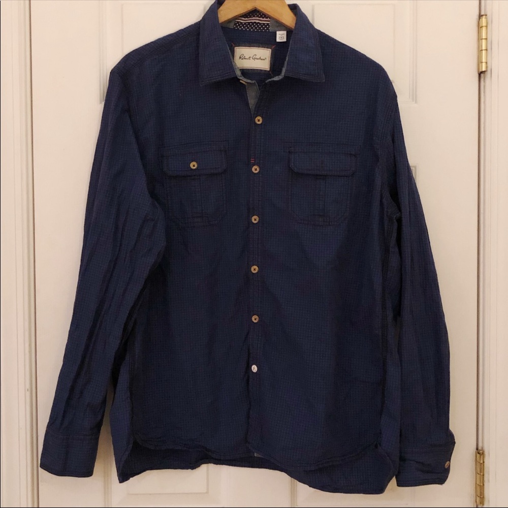 Robert Graham Mens Button Down